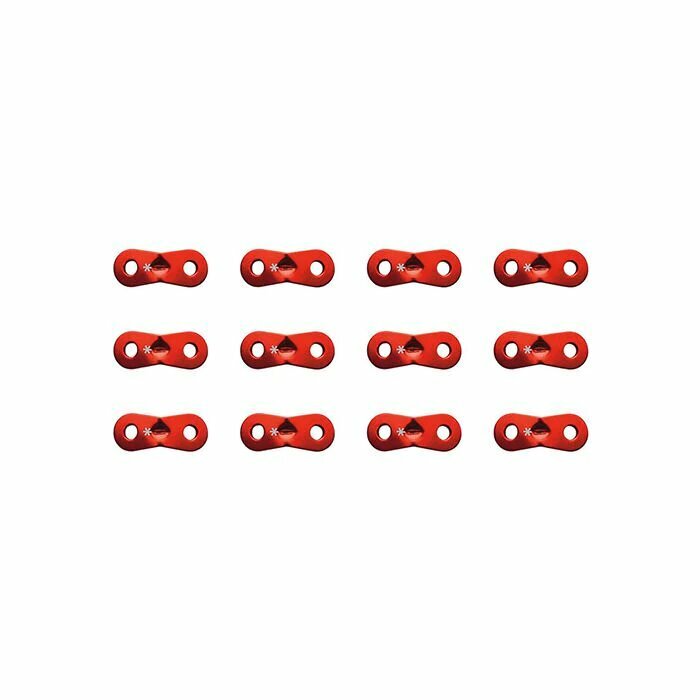 SNOW PEAK RED ALUMINUM ROPE TENSIONER R-050-1