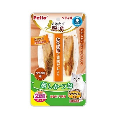 Petio 貓用 大廚蒸鰹魚+木魚味【$105 X 6 包】