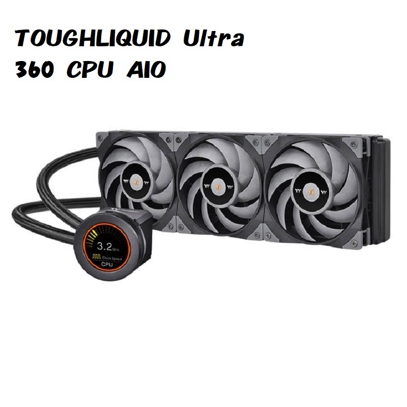 米特3C數位–曜越 TOUGHLIQUID Ultra 360 一體式散熱器/CL-W323-PL12GM-B