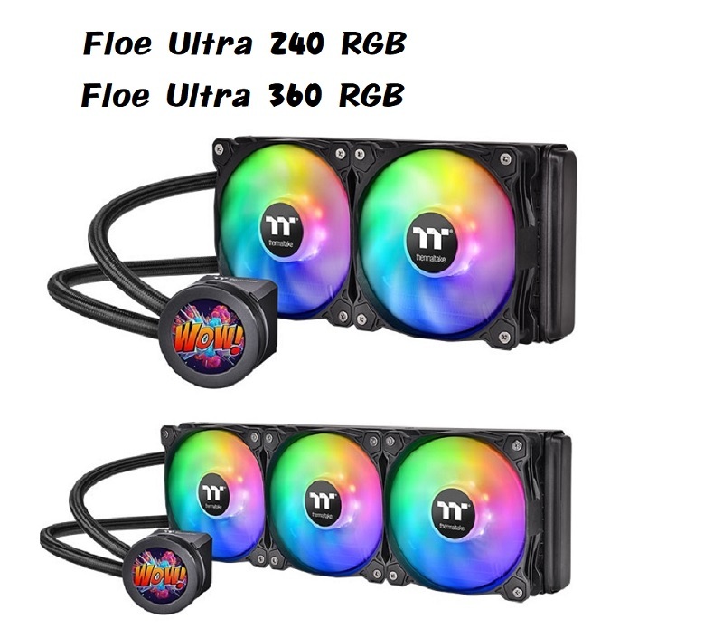 米特3C數位–曜越 Floe Ultra 240 RGB 一體式水冷散熱器 CL-W349-PL12SW-A