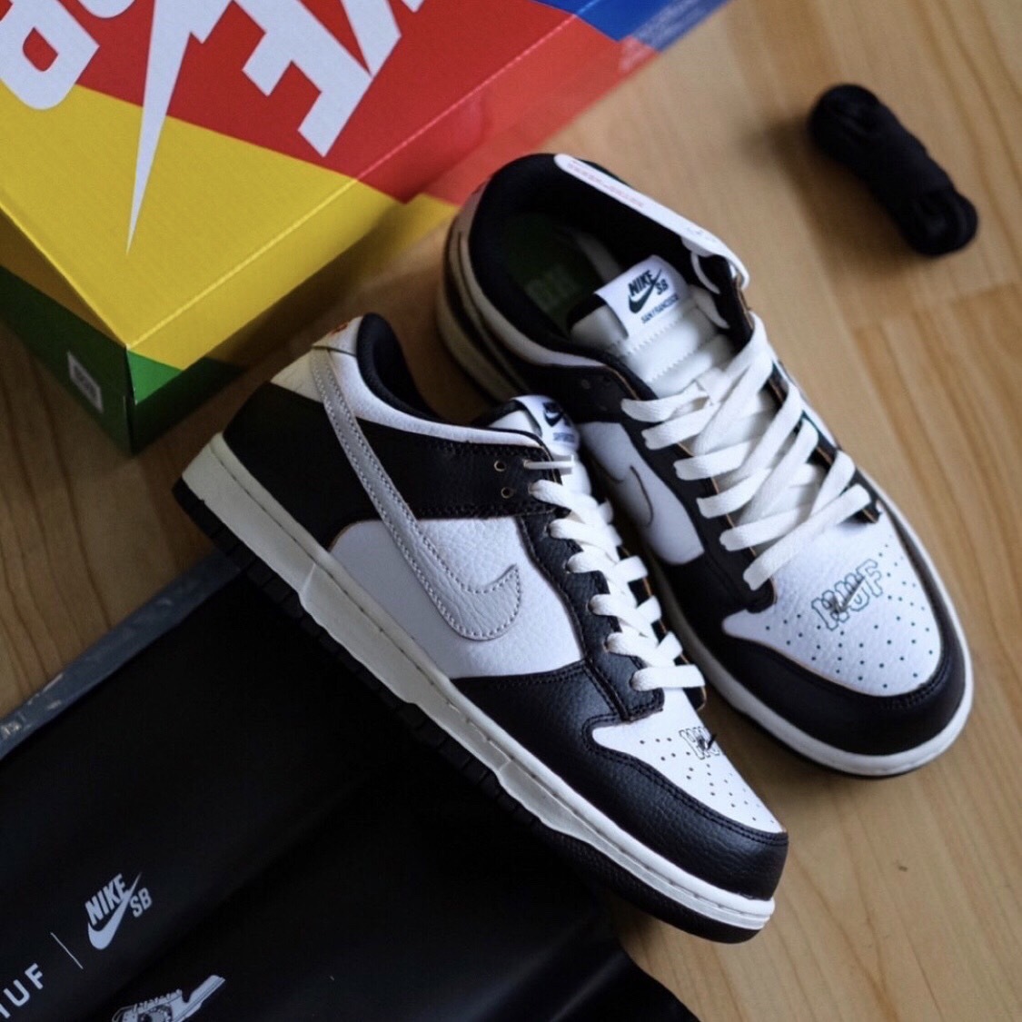 【APAIR】預購 HUF x Nike SB Dunk Low "San Francisco" 舊金山 黑白 刮刮樂 FD8775-001