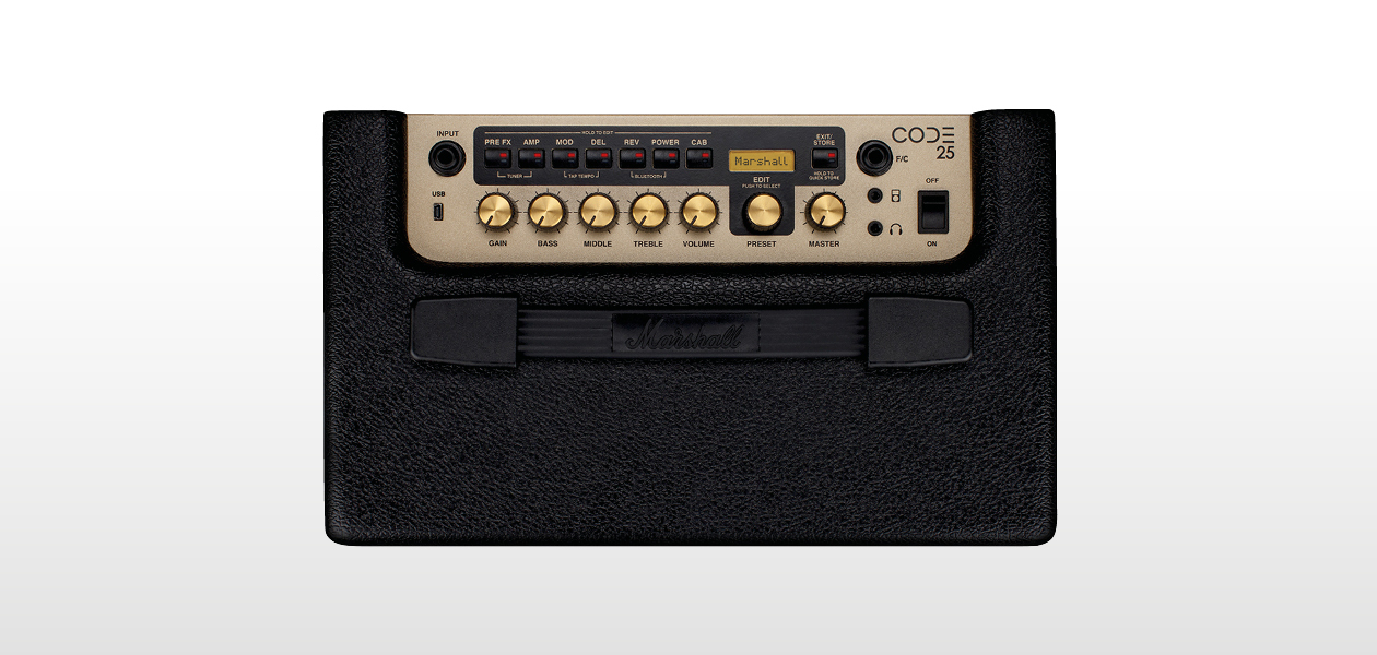 立昇樂器連鎖】Marshall CODE 25 數位晶體音箱數位音箱藍芽喇叭25瓦
