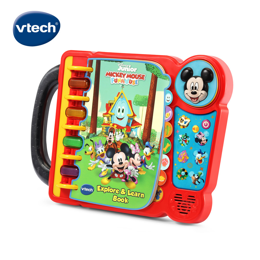 Vtech 迪士尼聲光互動啟蒙學習書-米奇妙妙屋
