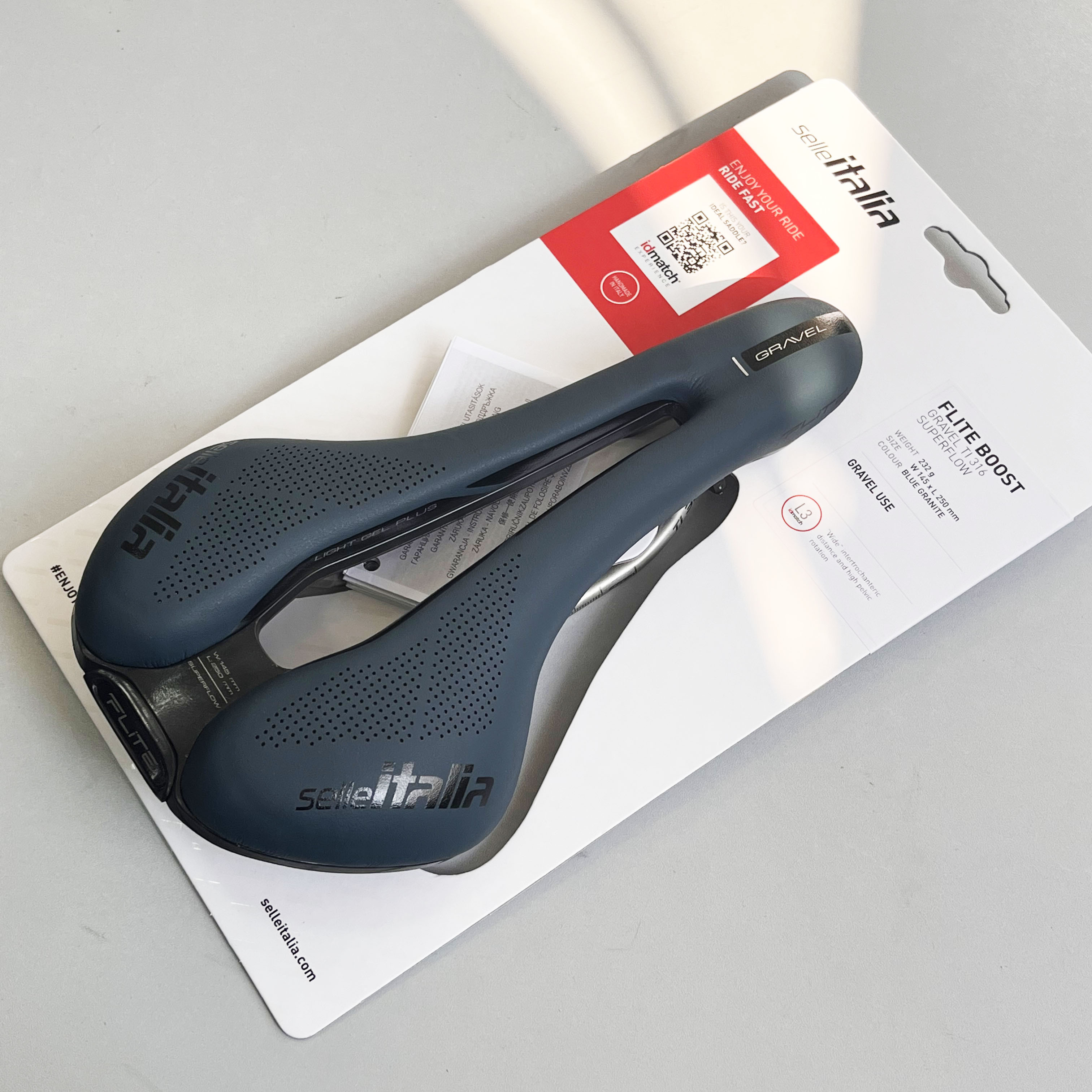 Selle Italia Flite Boost Gravel TI316 Superflow Saddle