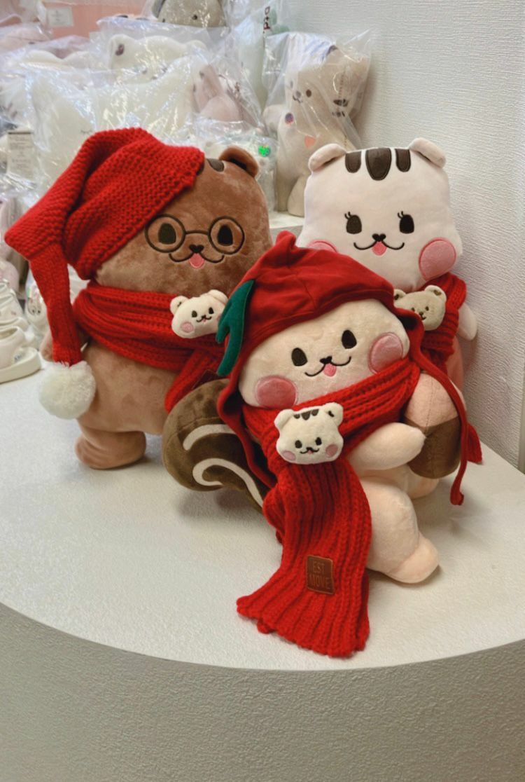 聖誕帽 / 頸巾 (大頭公仔扣針需加購)