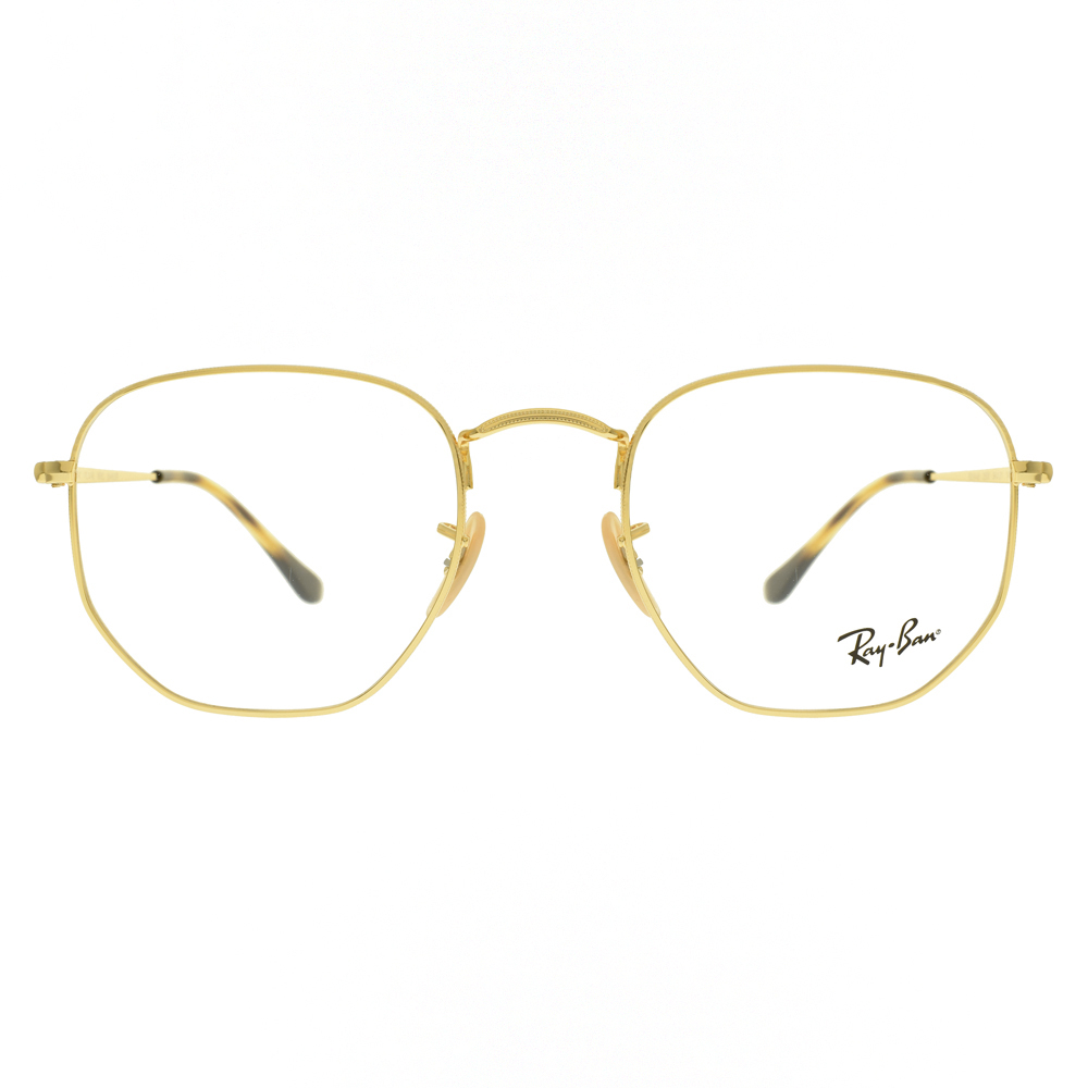 【RayBan】RB6448 2500-54mm 紳士金屬多邊框光學眼鏡♥