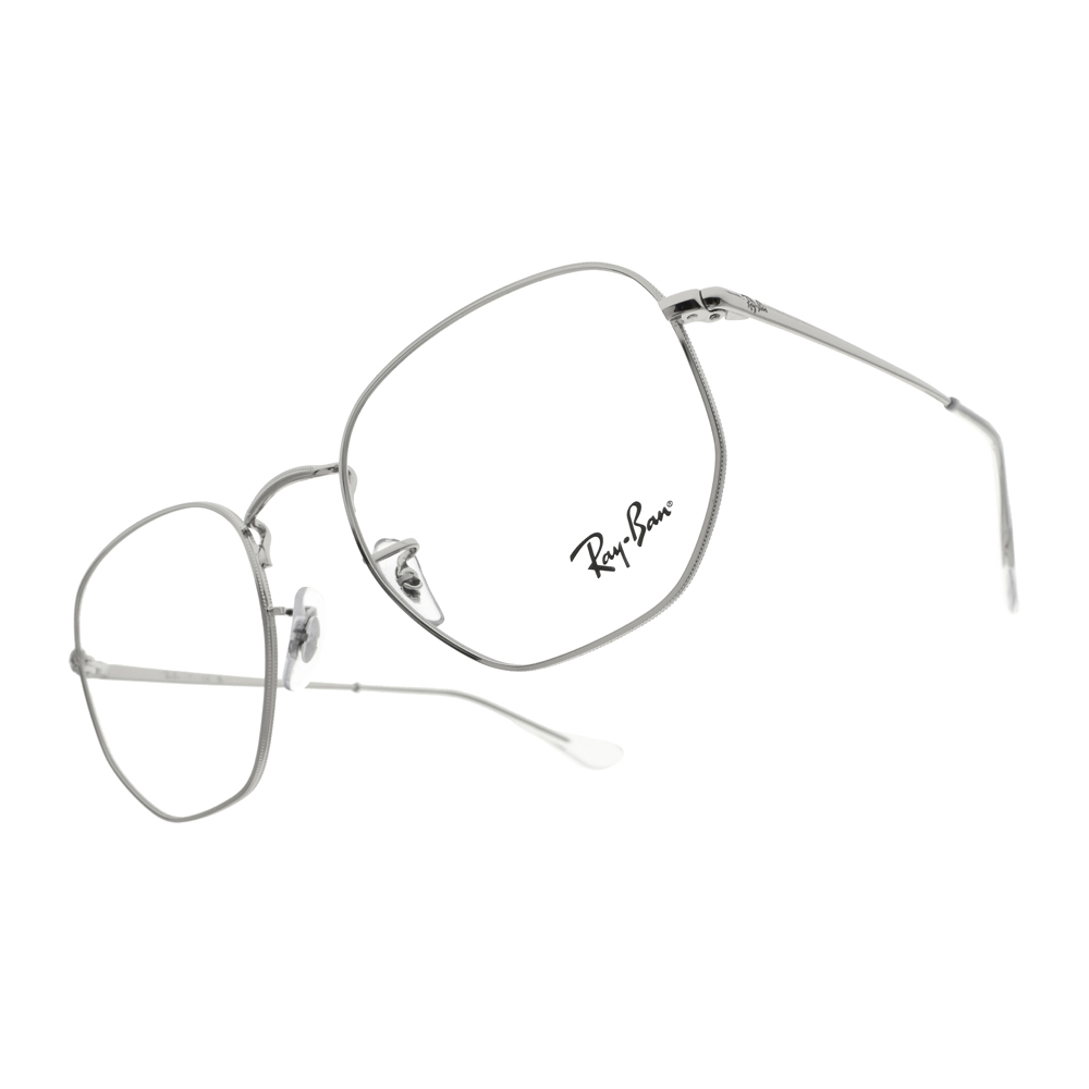 【RayBan】RB6448 2501-54mm 光學眼鏡 紳士金屬多邊框♥