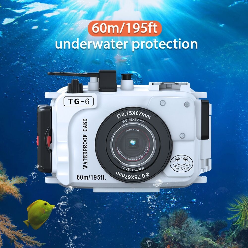 ※SeaFrogs海蛙 TG6/TG7 相機防水殼 防水60米