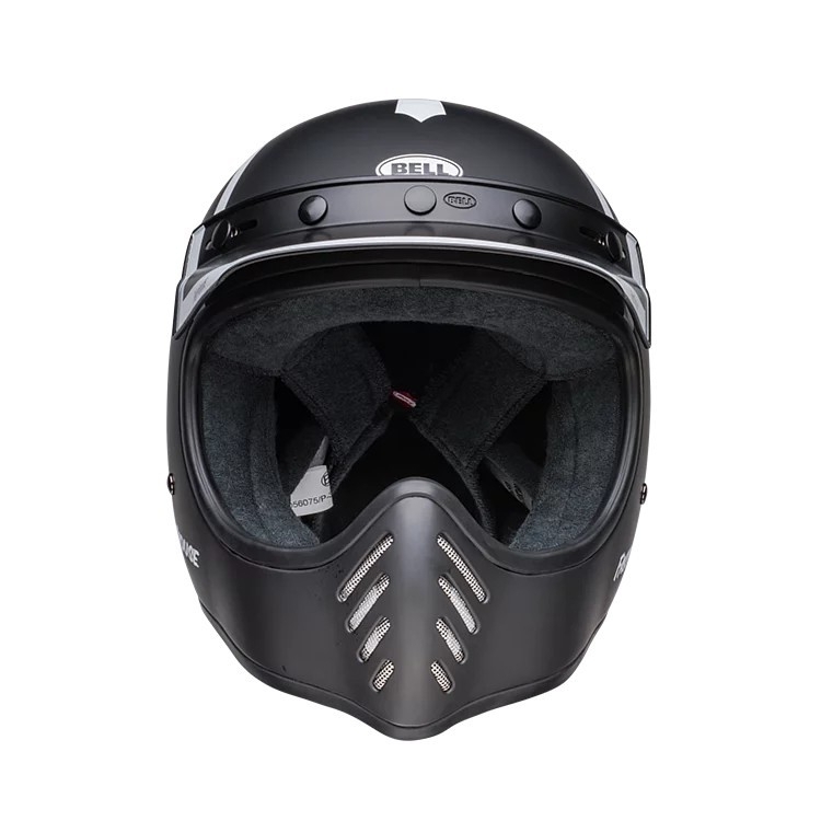 BELL MOTO3 FASTHOUSE BLACK / WHITE 高速白標 聯名款 山車帽