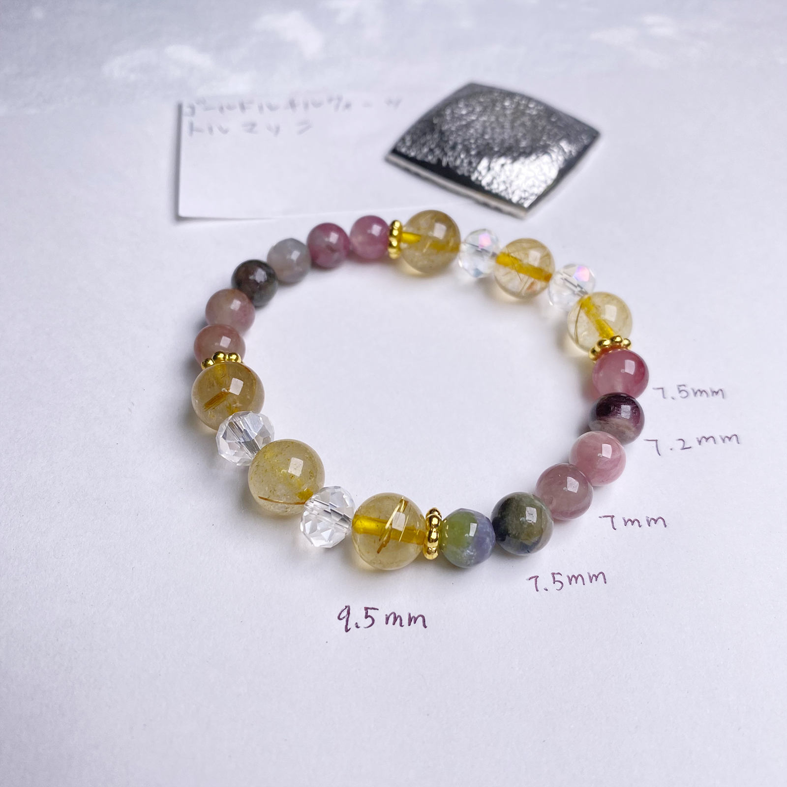 金發晶 開運 水晶 手鍊 天然石 日本手作 2025新年 禮物