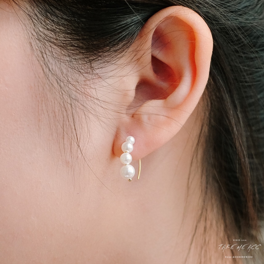 法式浪漫｜全純銀耳環