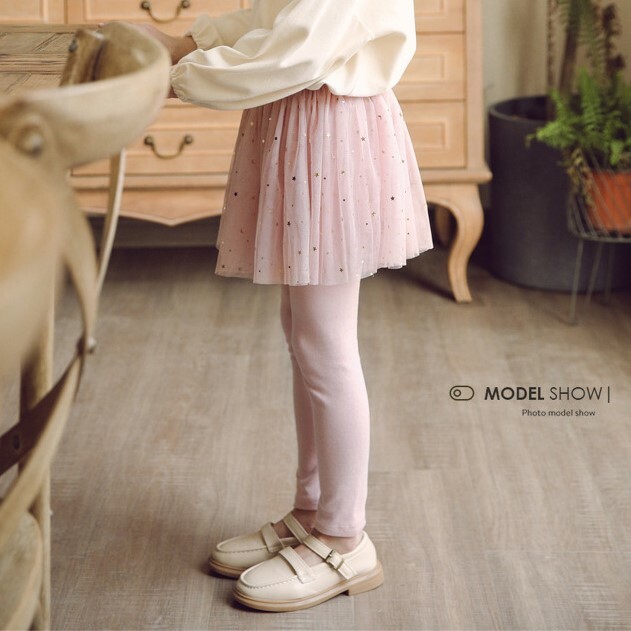 星星亮片公主紗褲裙 3色