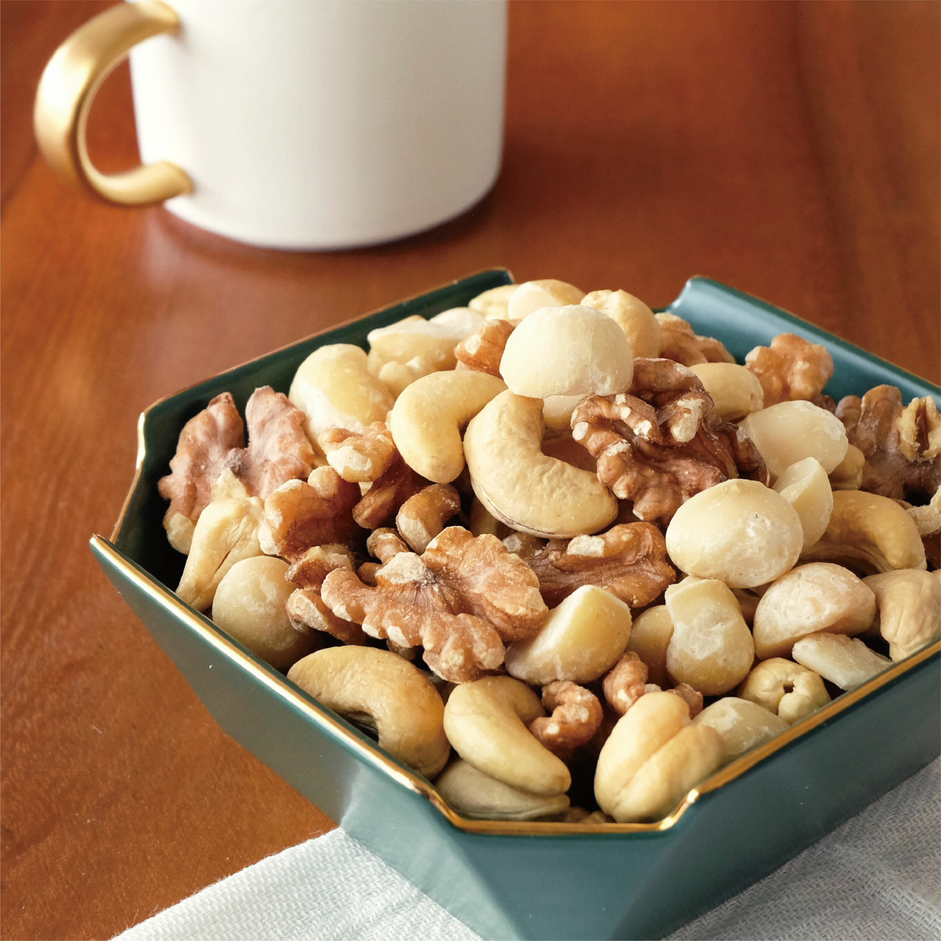 [B02] 菓然雙喜禮盒 -堅果塔10入+綜合堅果1罐