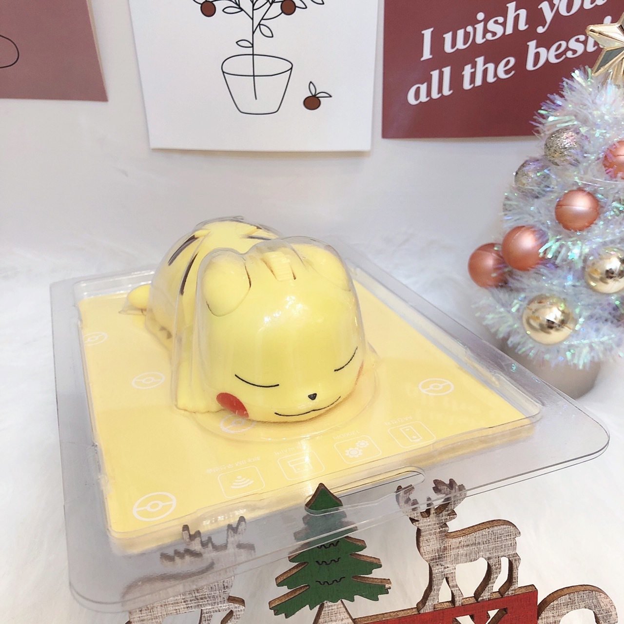 韓國 皮卡丘 USB無線藍芽滑鼠