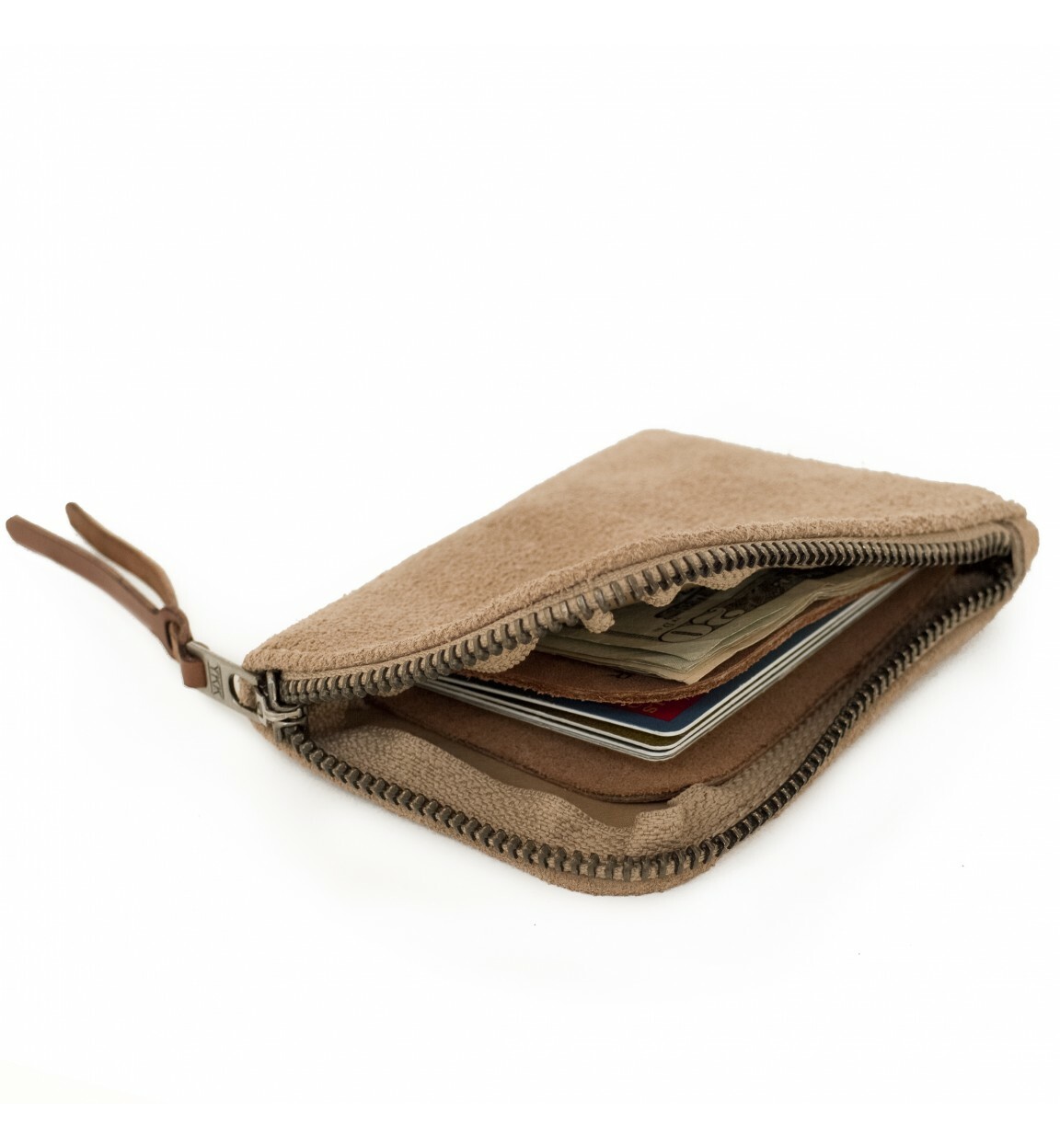 MAKR | Zip Luxe Wallet 絨面革錢包_四色