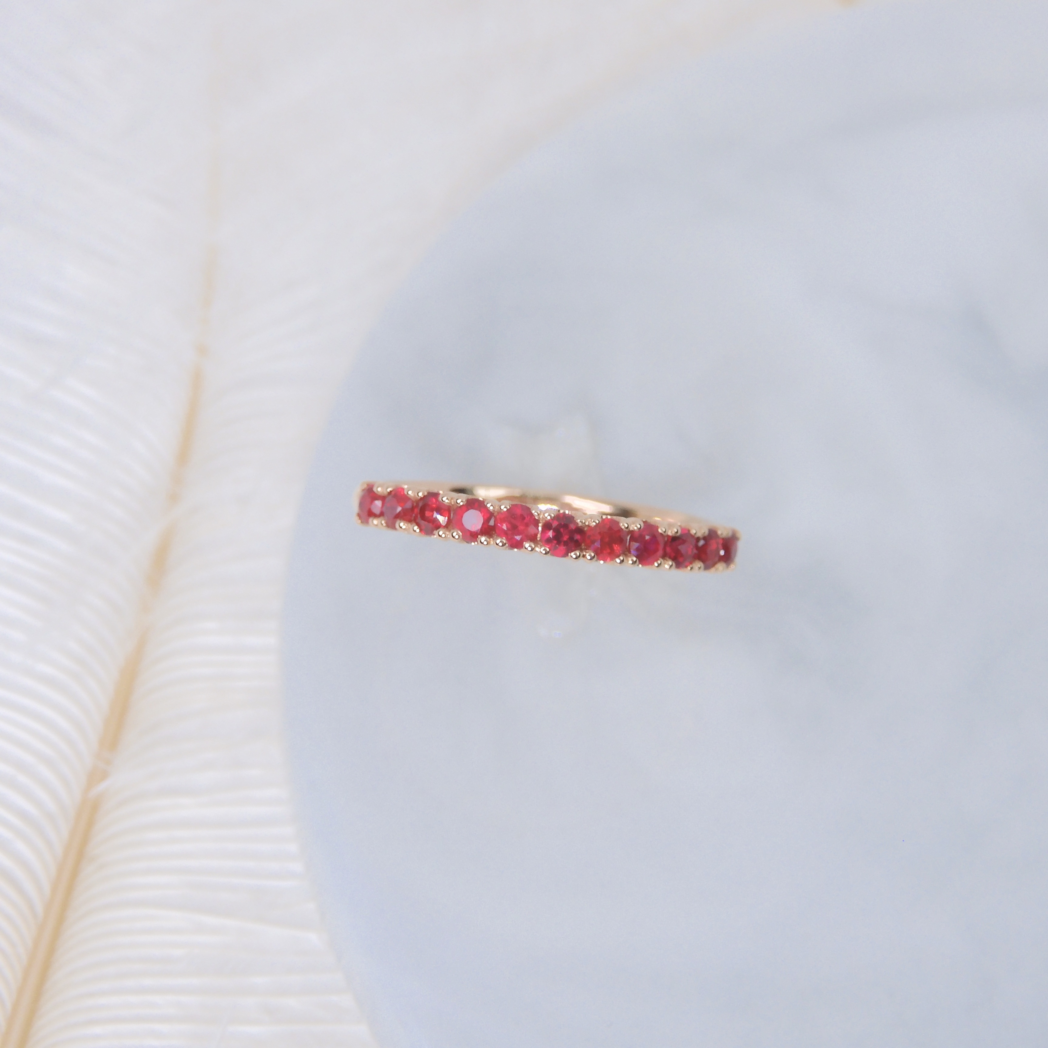 18K金 0.47ct 紅寶石戒指