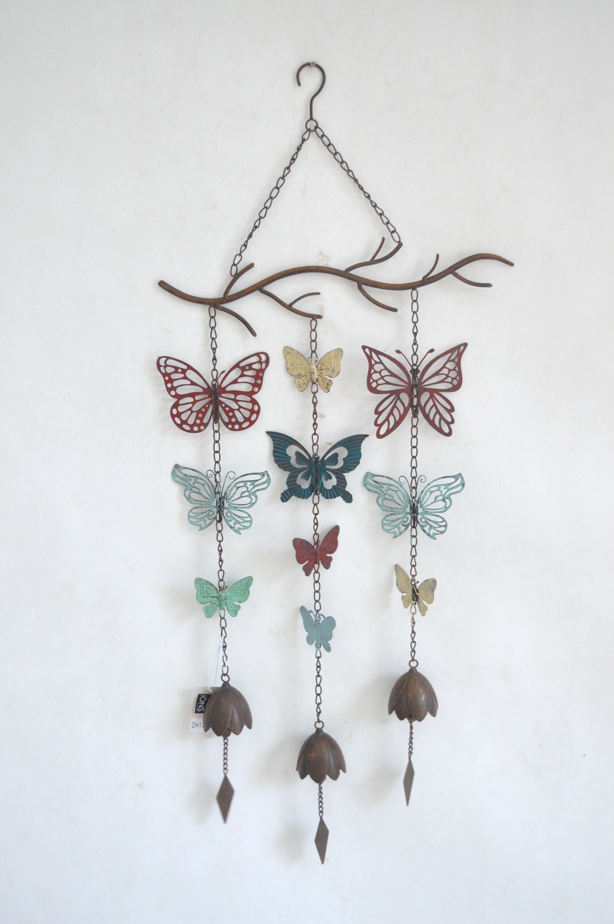 彩色蝴蝶風鈴