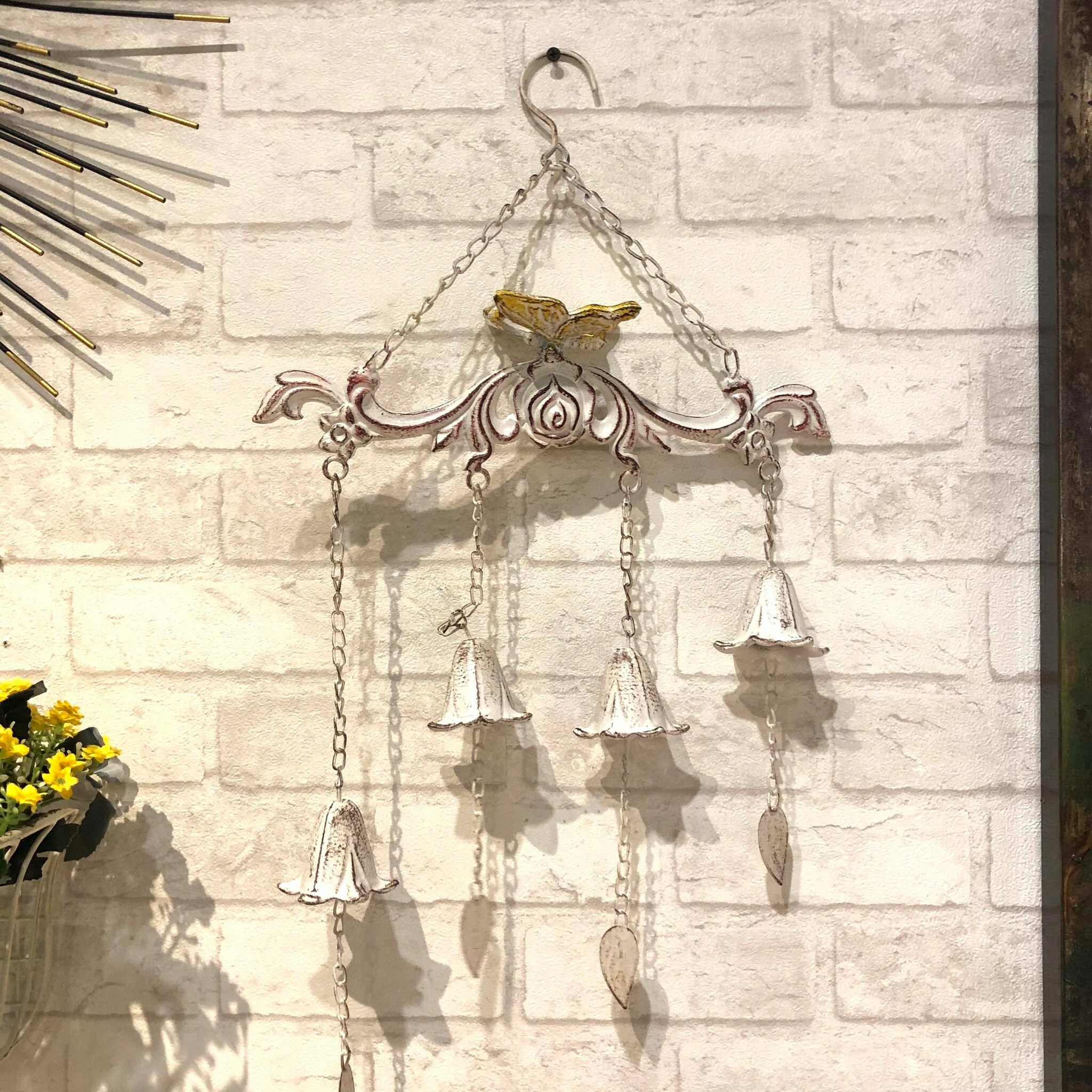 白色蝴蝶風鈴
