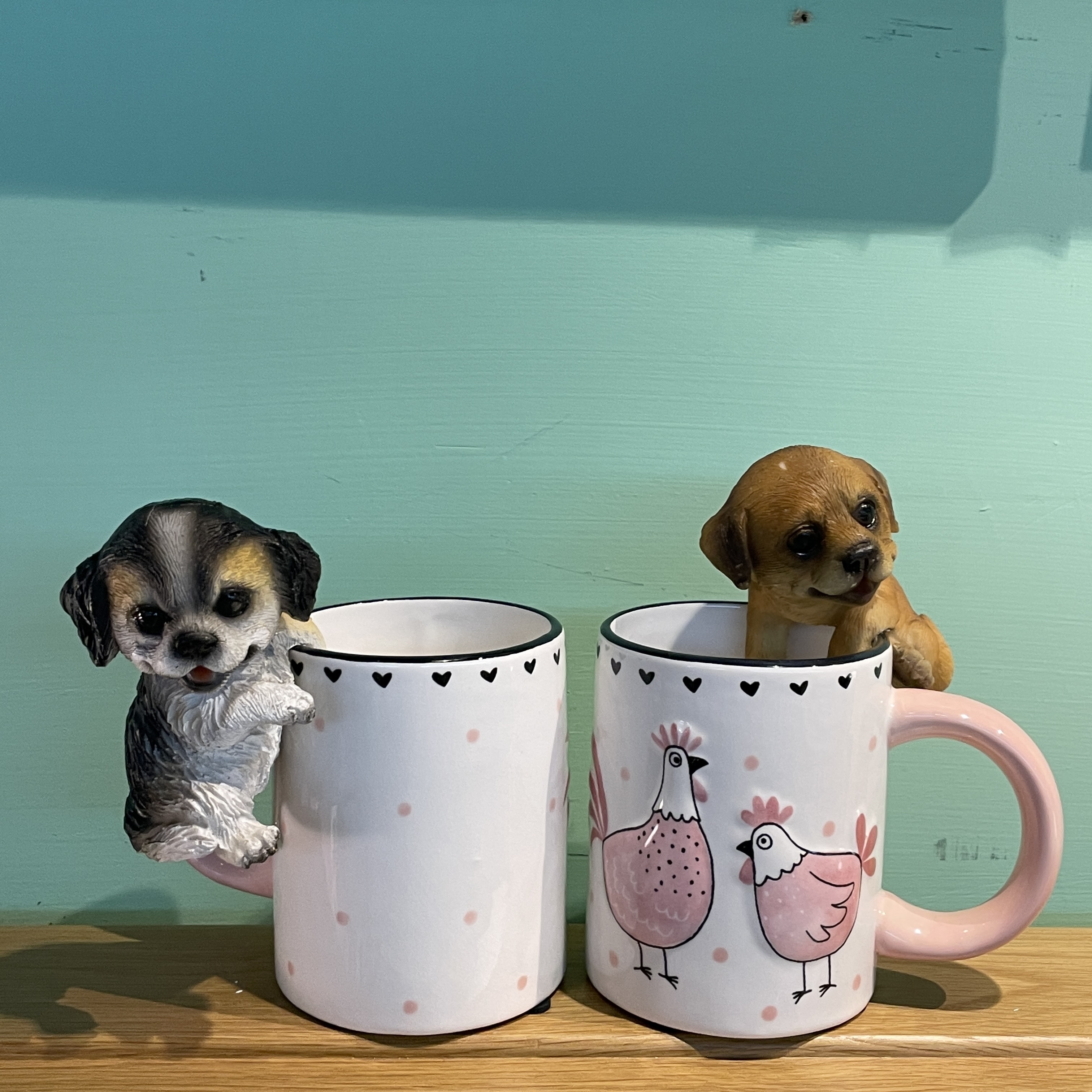 動物杯緣子(4隻一套)