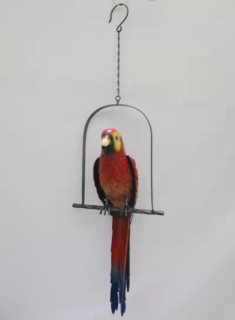 鸚鵡擺件