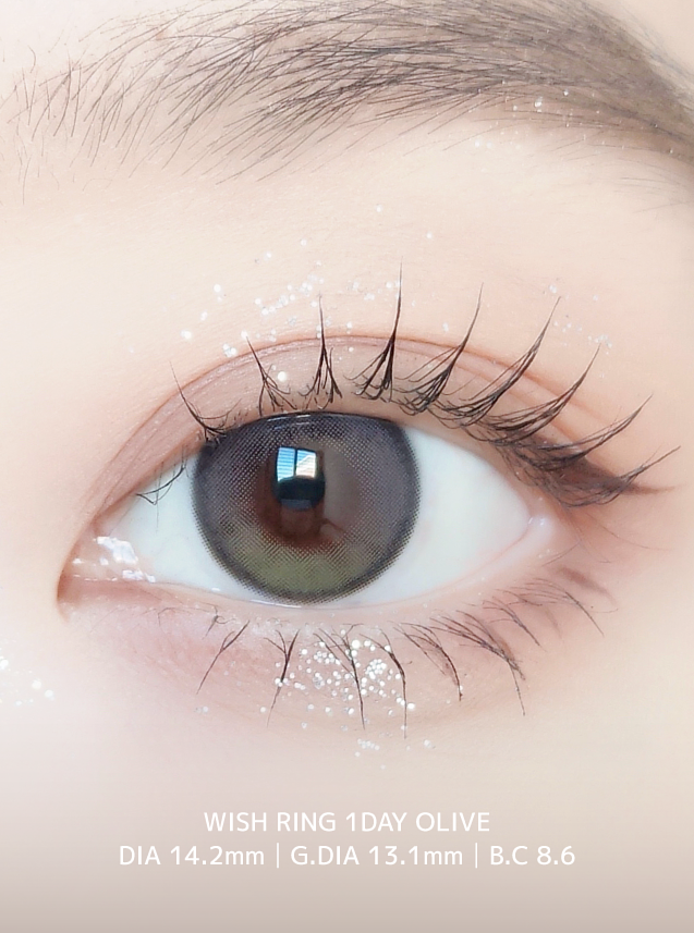 [預訂] ANN365 WISH RING SERIES 1 day Olive 日拋隱形眼鏡｜每盒10片