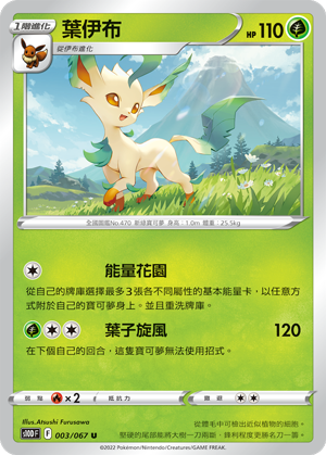 S10DF 003/067 葉伊布