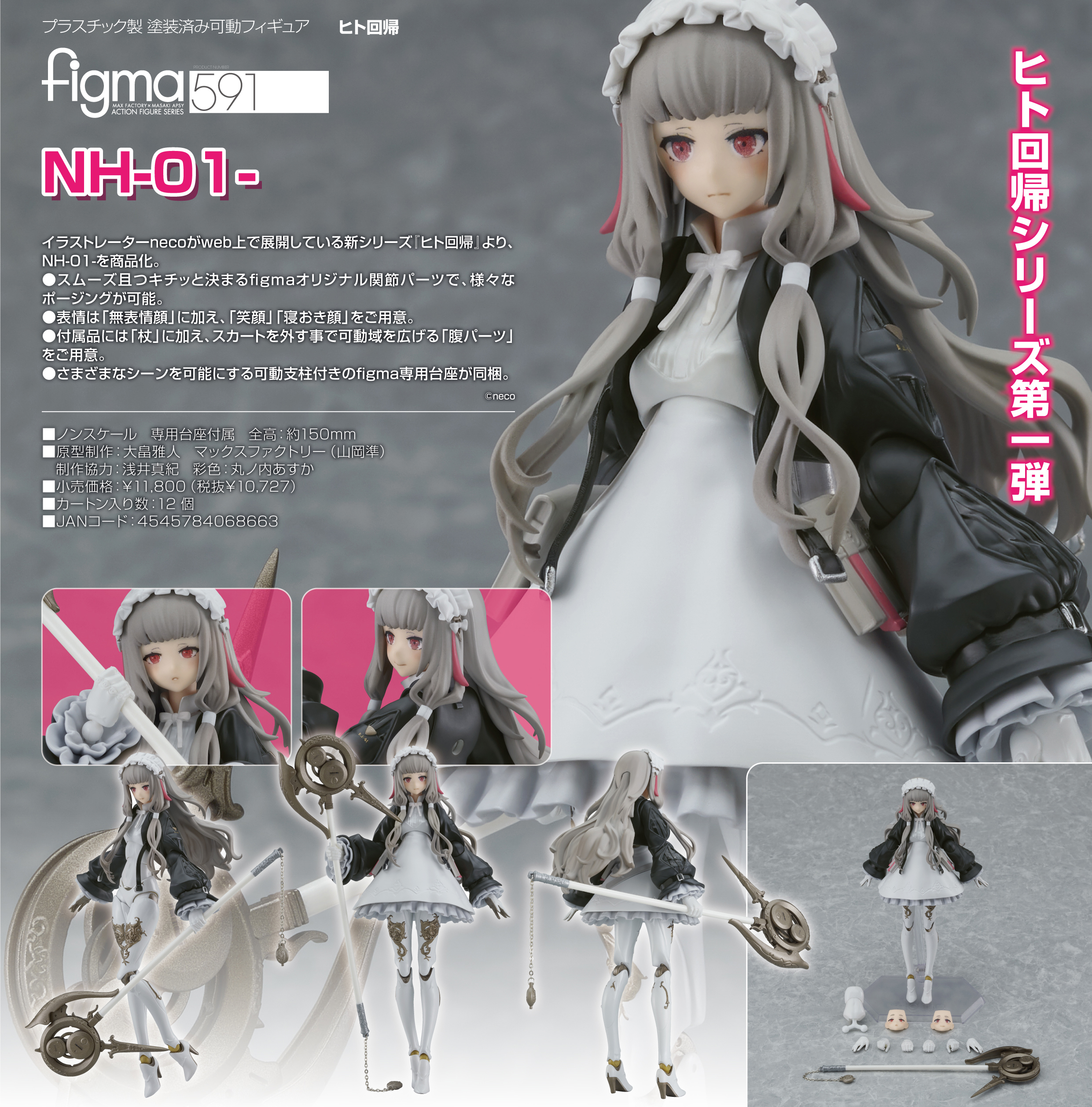 「ACG.GO」「預購」日版 Max Factory figma NH-01- 人類回歸 PVC Figure