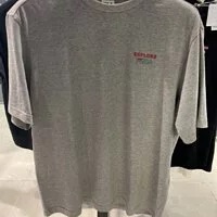 [S] FILA EXPLORE MOUNTAIN GRAPHIC SHORT SLEEVE T-SHIRT,LIGHT MELANGE, FS2RSD2E03X-LML (SFL133)