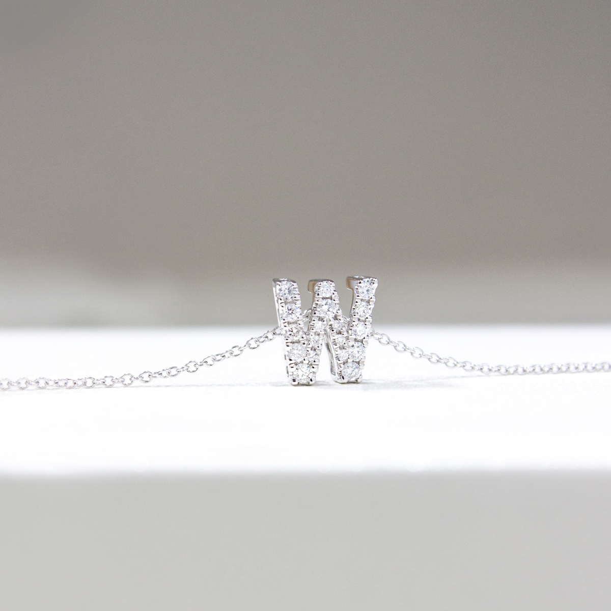 W - Alphabet Necklace