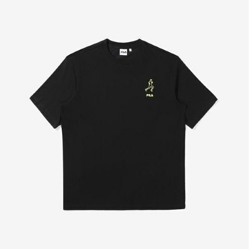 [S] FILA LOVE GRAPHIC T-SHIRT,BLACK, FS2RSD2L01X-BLK (SFL139)