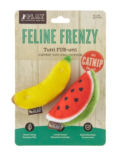 PLAY - Feline Frenzy - Cat Toy Tropical Fruits