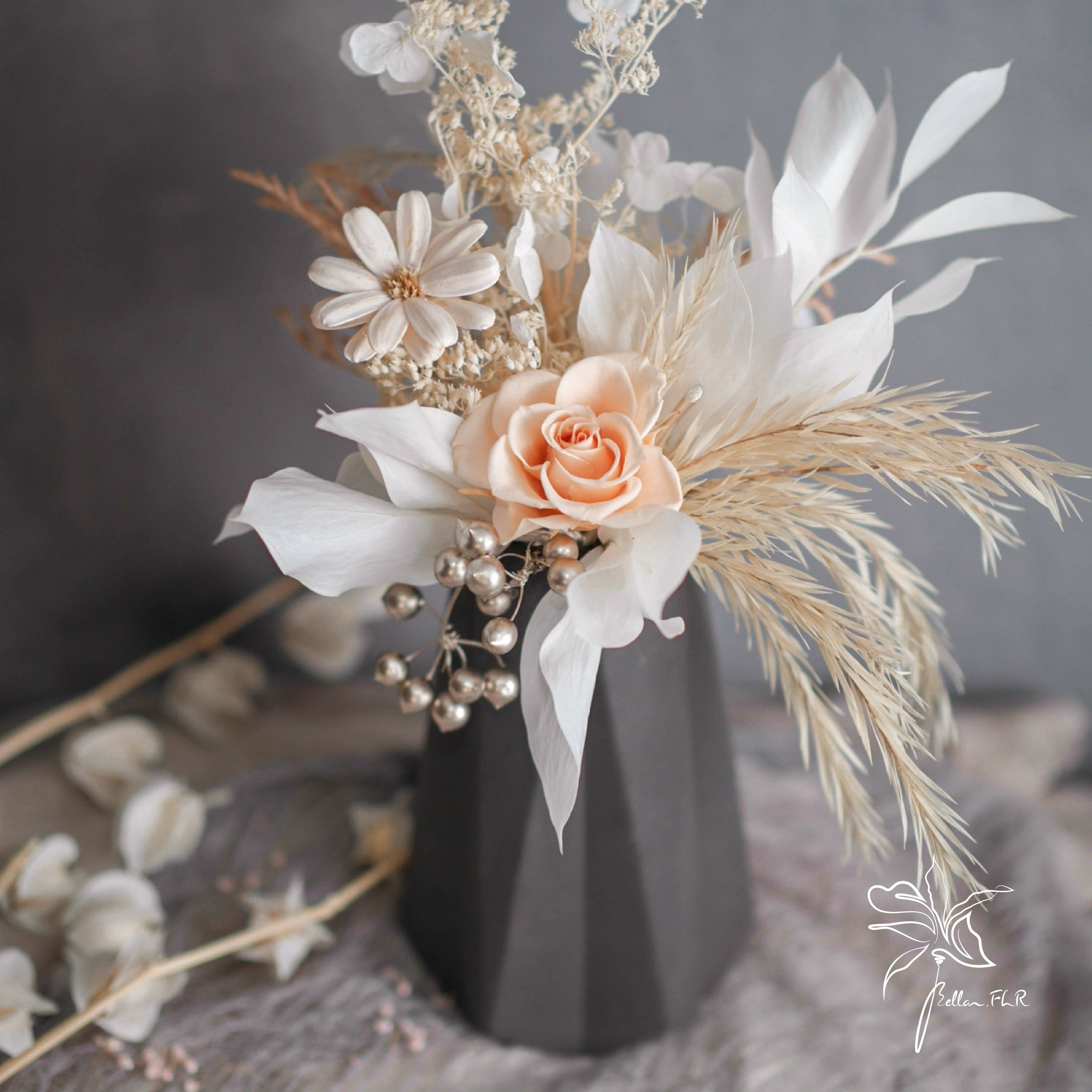 【默默與你】永生乾燥瓷器盆花