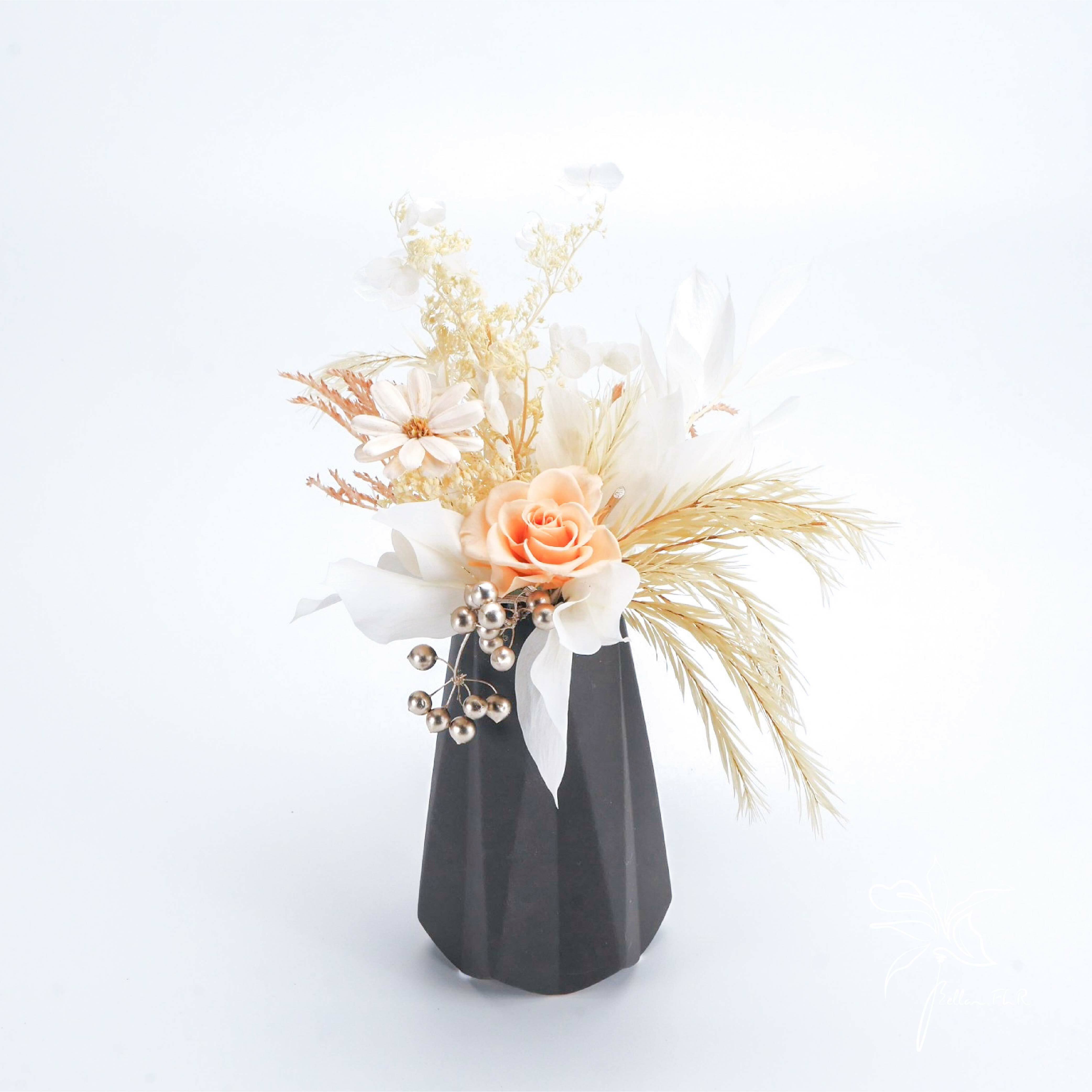 【默默與你】永生乾燥瓷器盆花