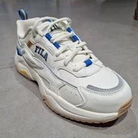 [S] FILA RAYFLY SNEAKERS,WHITE/BLUE/YELLOW, 1RM02120E-138 (SFL166)