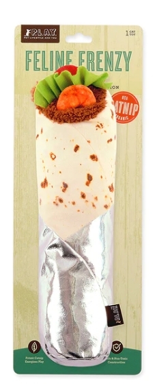 PLAY - Feline Frenzy - Cat Kicker Shrimp Purrito