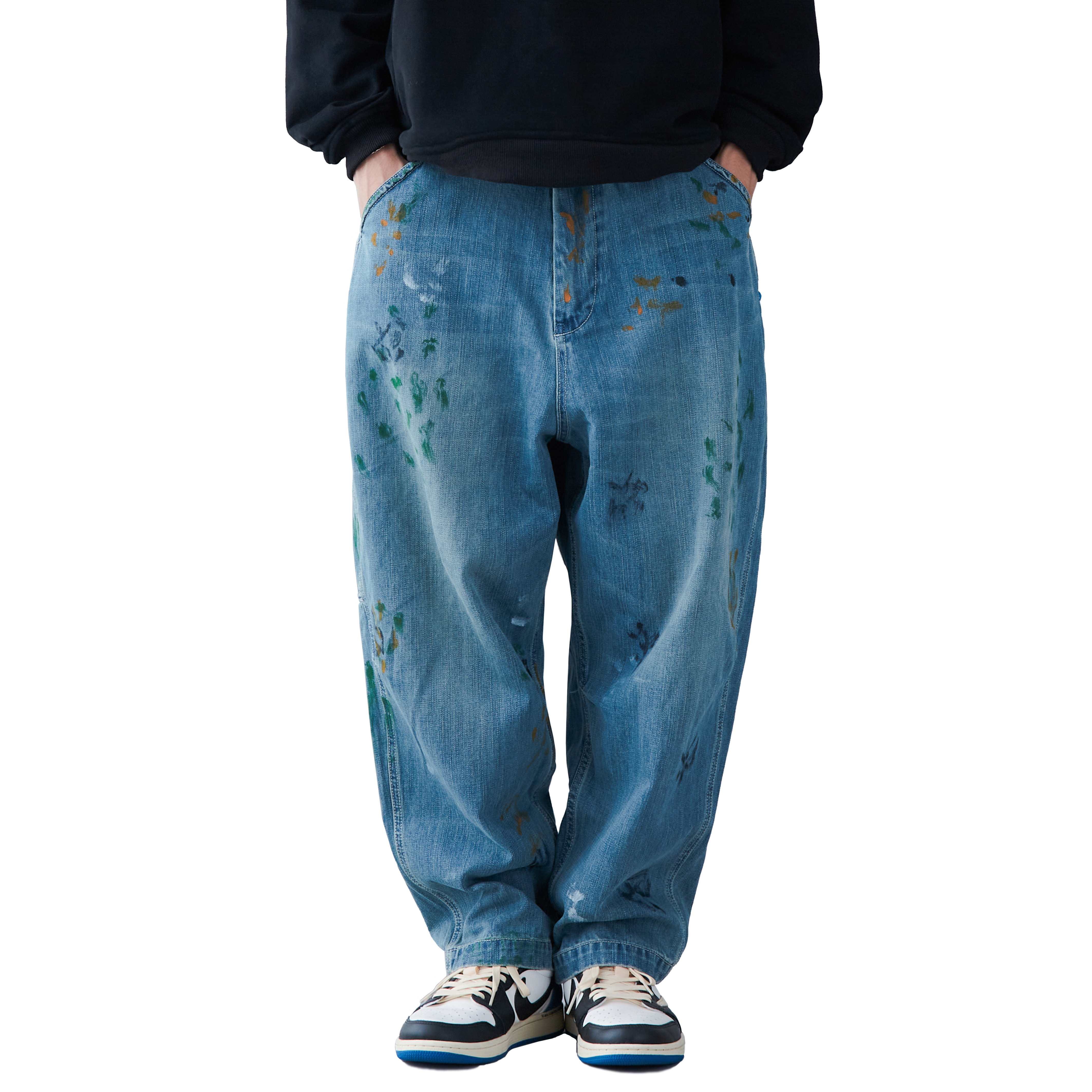 DENIM PAINTER SARROUEL PANTS 76702 - サルエルパンツ