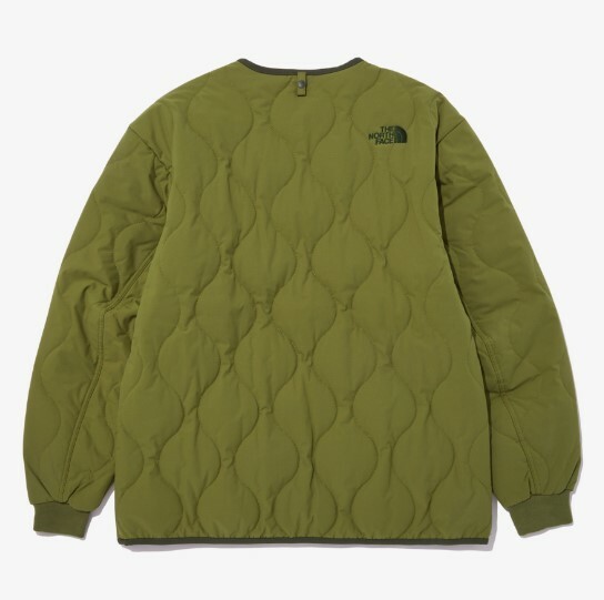 【APAIR】預購 The North Face CAMPER HEAT CARDIGAN 菱格紋外套 橄欖綠 NJ3NN55B
