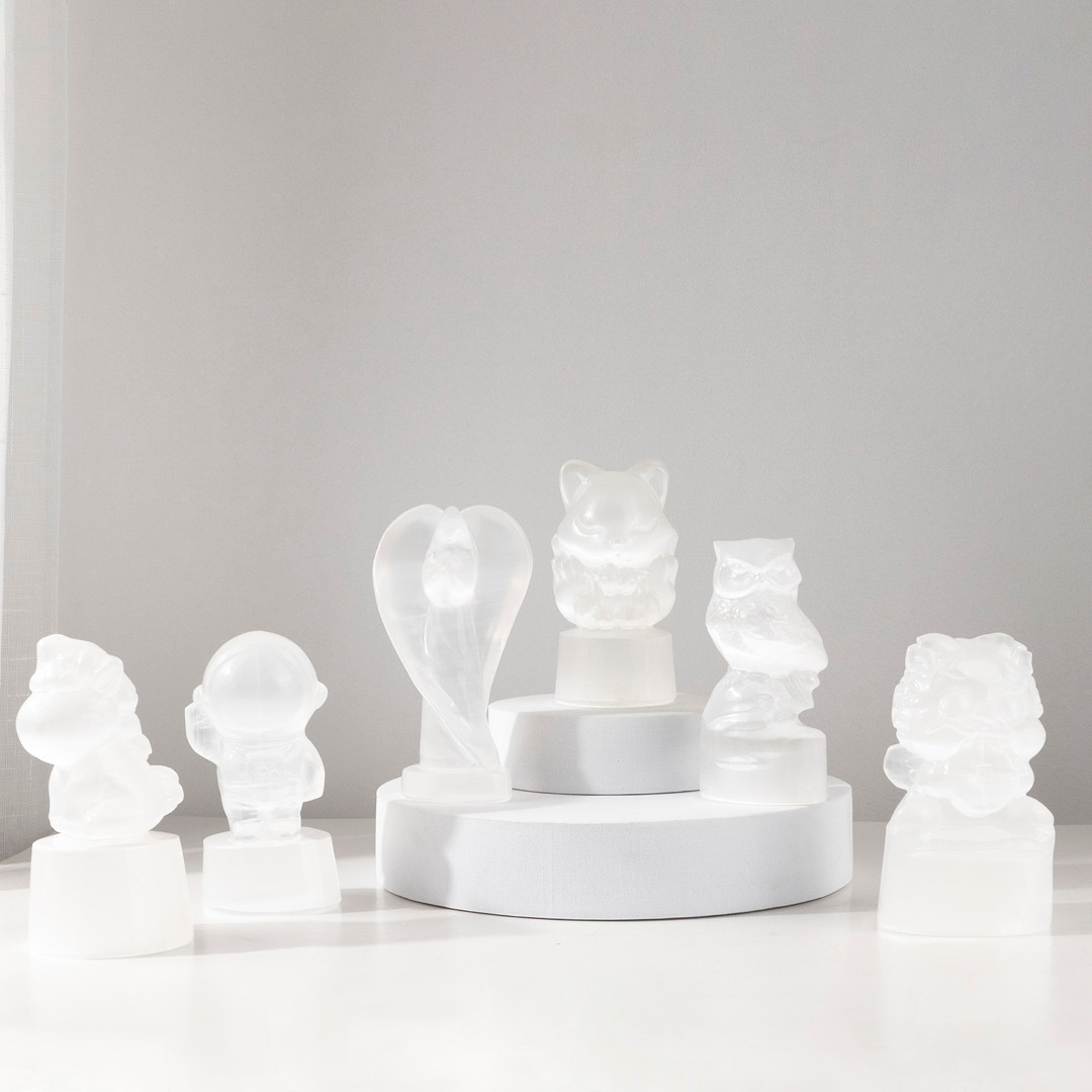 【透石膏系列】能量萌寵(透石膏擺件-六款)