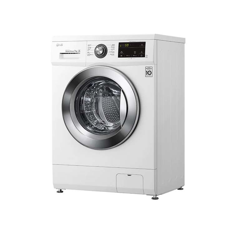 LG 樂金 纖薄前置式洗衣機 (7kg, 1200轉/分鐘) WF-T1207KW