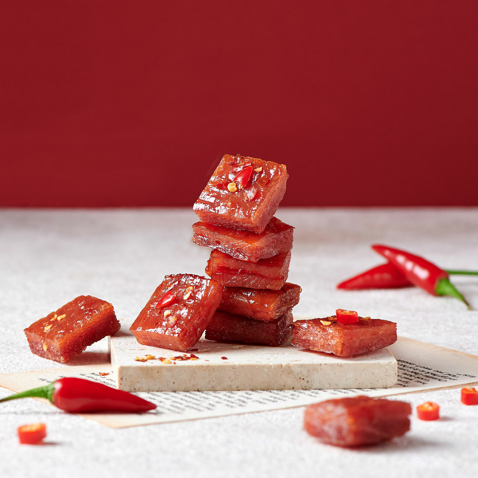 辣味厚片肉乾