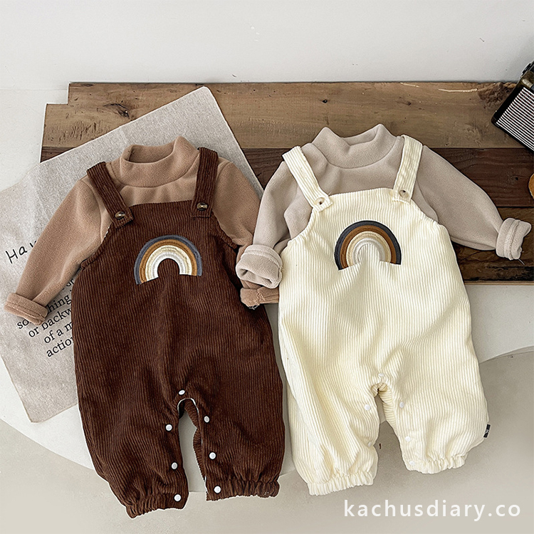 Korea Rainbow fleece pant