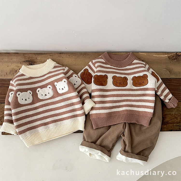 little bear knitting sweater