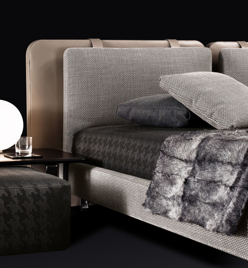 時尚軟包床架 AOZ-M9026