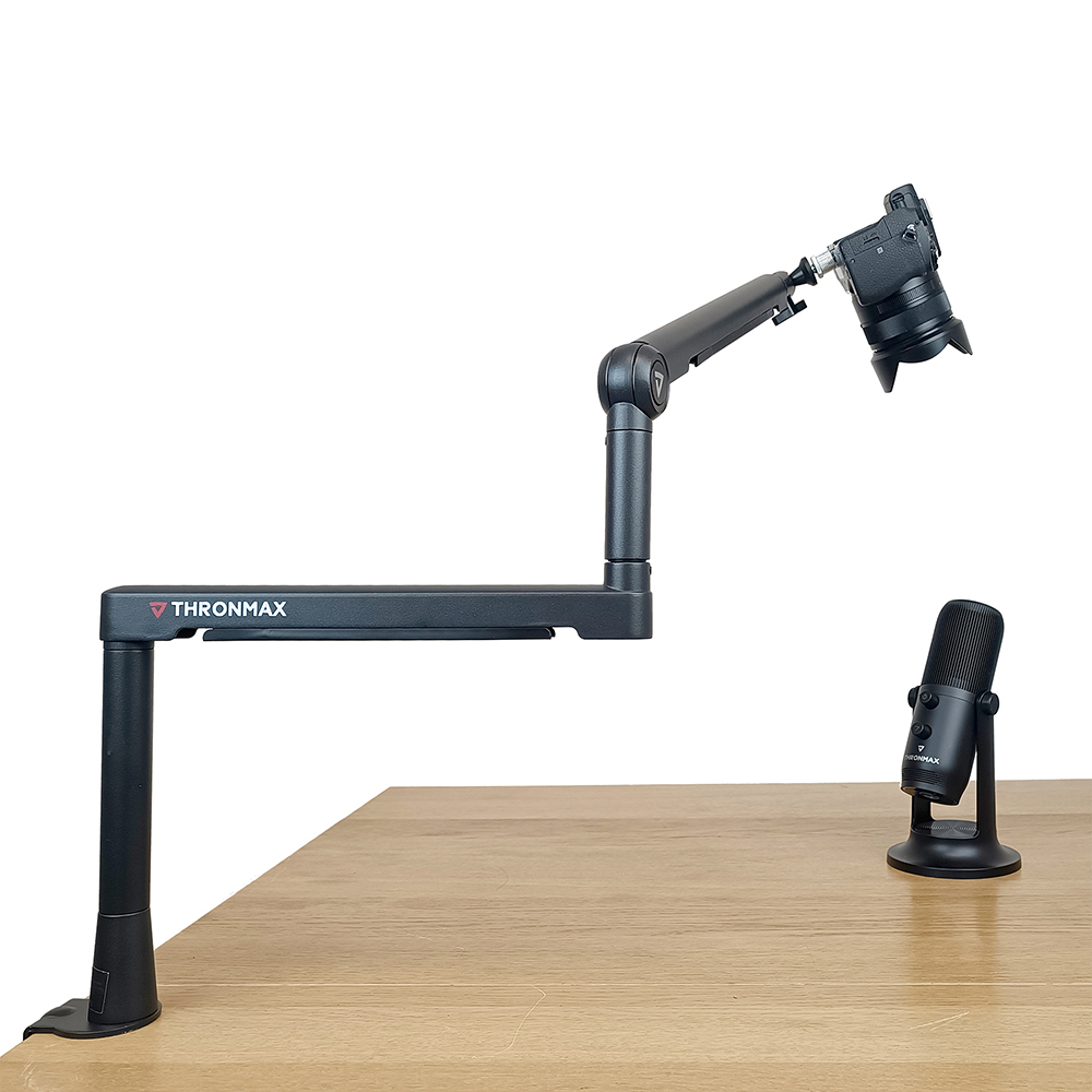 Thronmax S6-Twist 終極攝影直播桌邊架 懸臂架 麥克風架 桌面支架 第 6 張圖片｜三峽麥克風