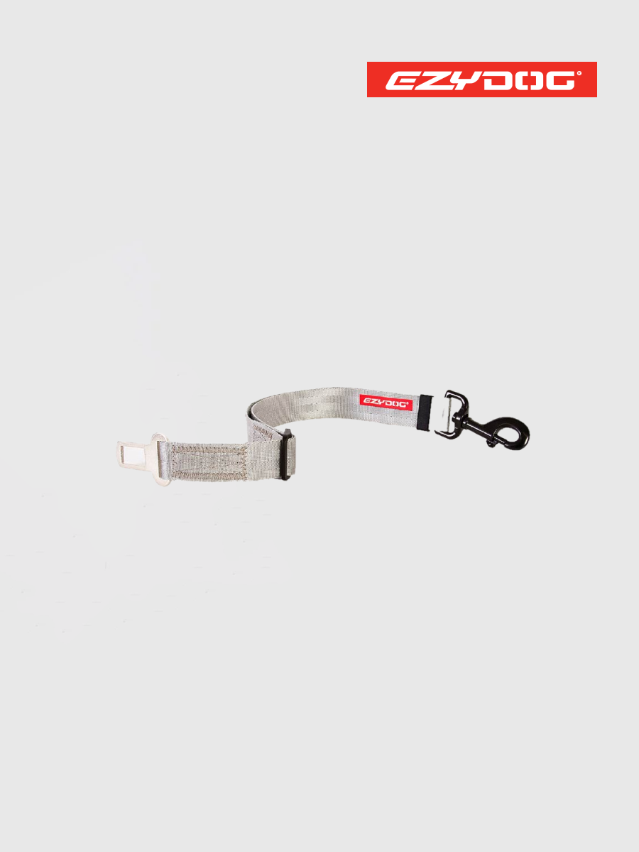 【澳洲EZYDOG】寵物汽車安全帶 / 銀灰