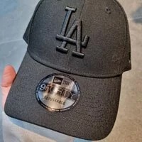 [S] NEW ERA MLB LA DODGERS BASIC BALL CAP,BLACK, 12836272-BLK (SNE12)