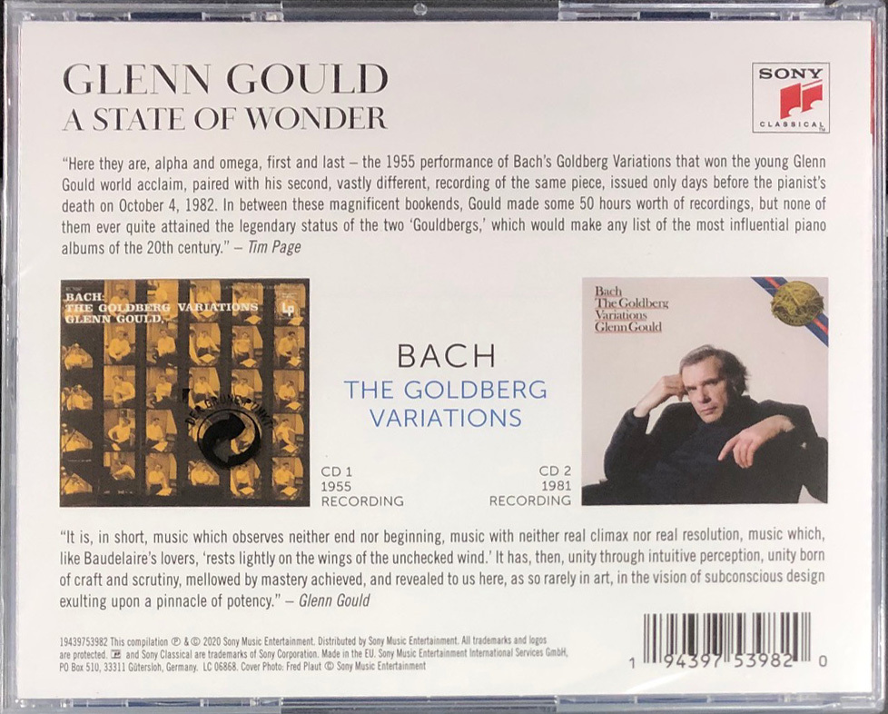 GLENN GOULD-STATE OF WONDER (2CD)
