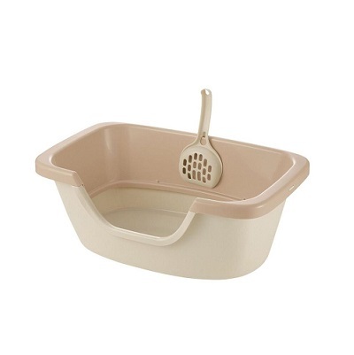 Richell 幼貓貓砂盤 - 米色