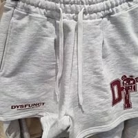 [S] DYSFUNCT UNWRAP ME SHORTS, GRAY/MAROON, P-UNWRAP GRAY WNS (SDY51)