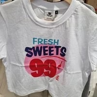 [S] DYSFUNCT 99 CROP TOP T-SHIRT,WHITE, T-99CROP WS (SDY54)